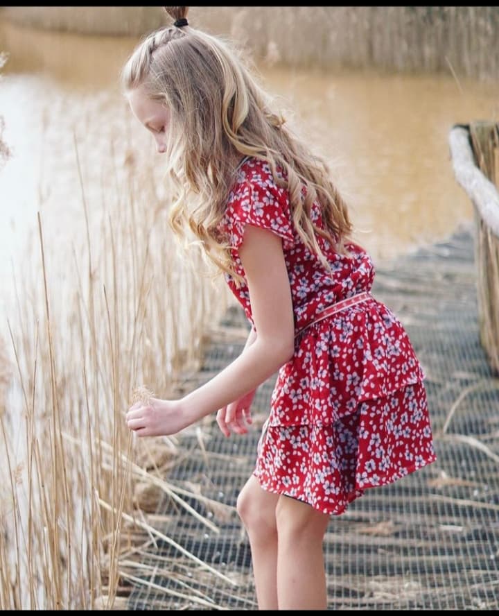 Floral Tiered Summer Boho Dress