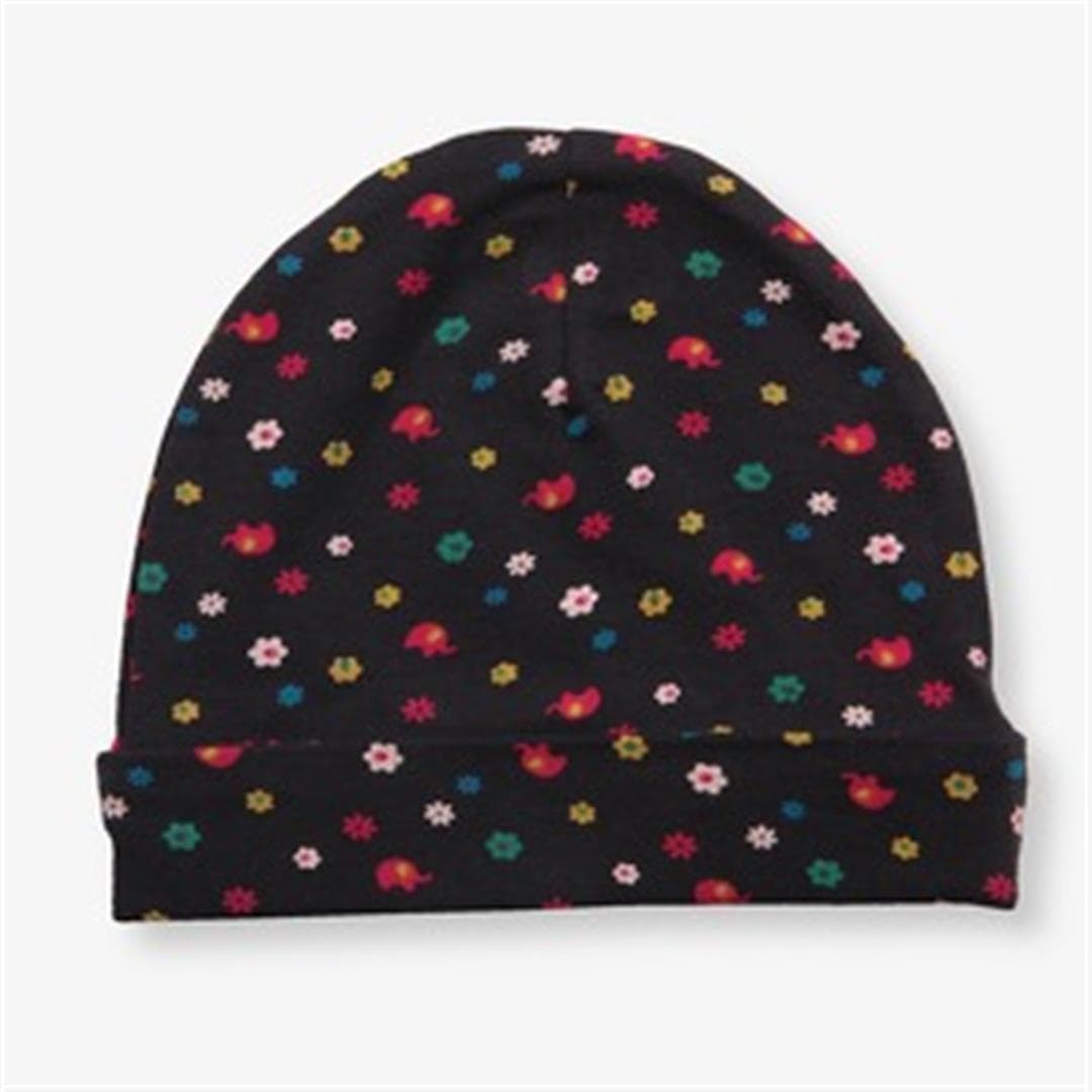 Floral Animal Print Baby Beanie