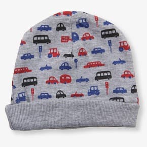 Transport Print Baby Beanie Hat