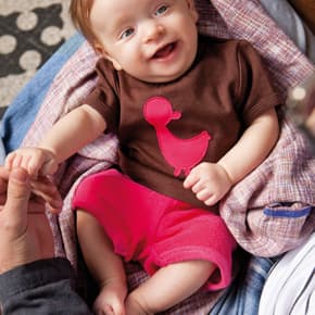 Pink Duck Cozy Infant Set