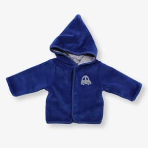 Royal Blue Car Plush Hoodie