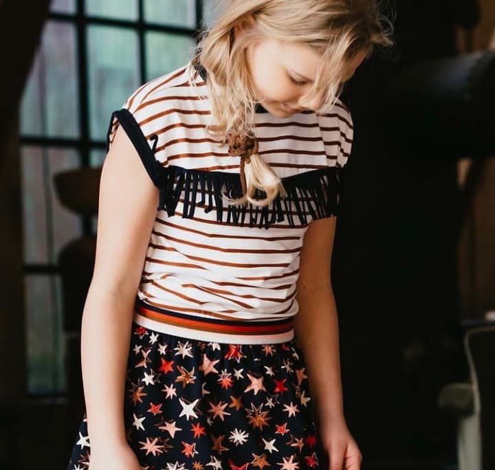 Boho Star Striped Kids Set