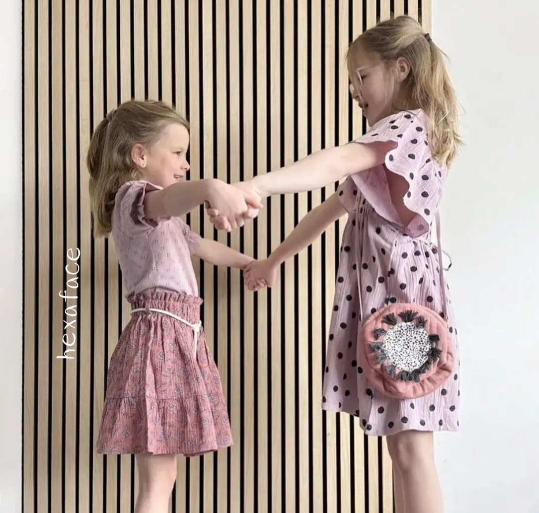 Blossom Pink Boho Kids Set