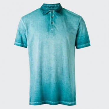 Teal Melange Luxury Polo