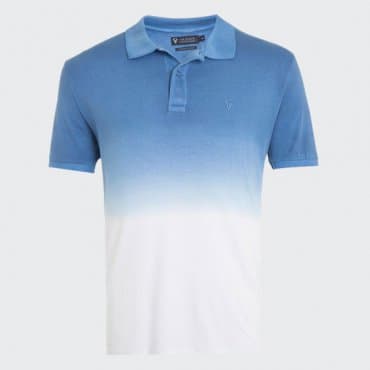 Ombre Blue Gradient Polo