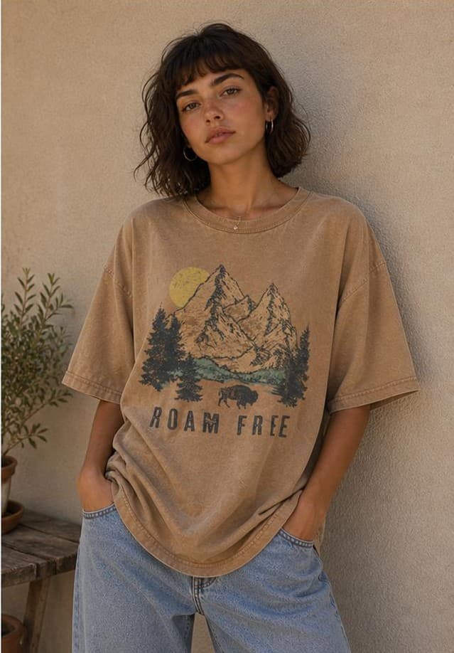 Vintage Roam Free Graphic Tee